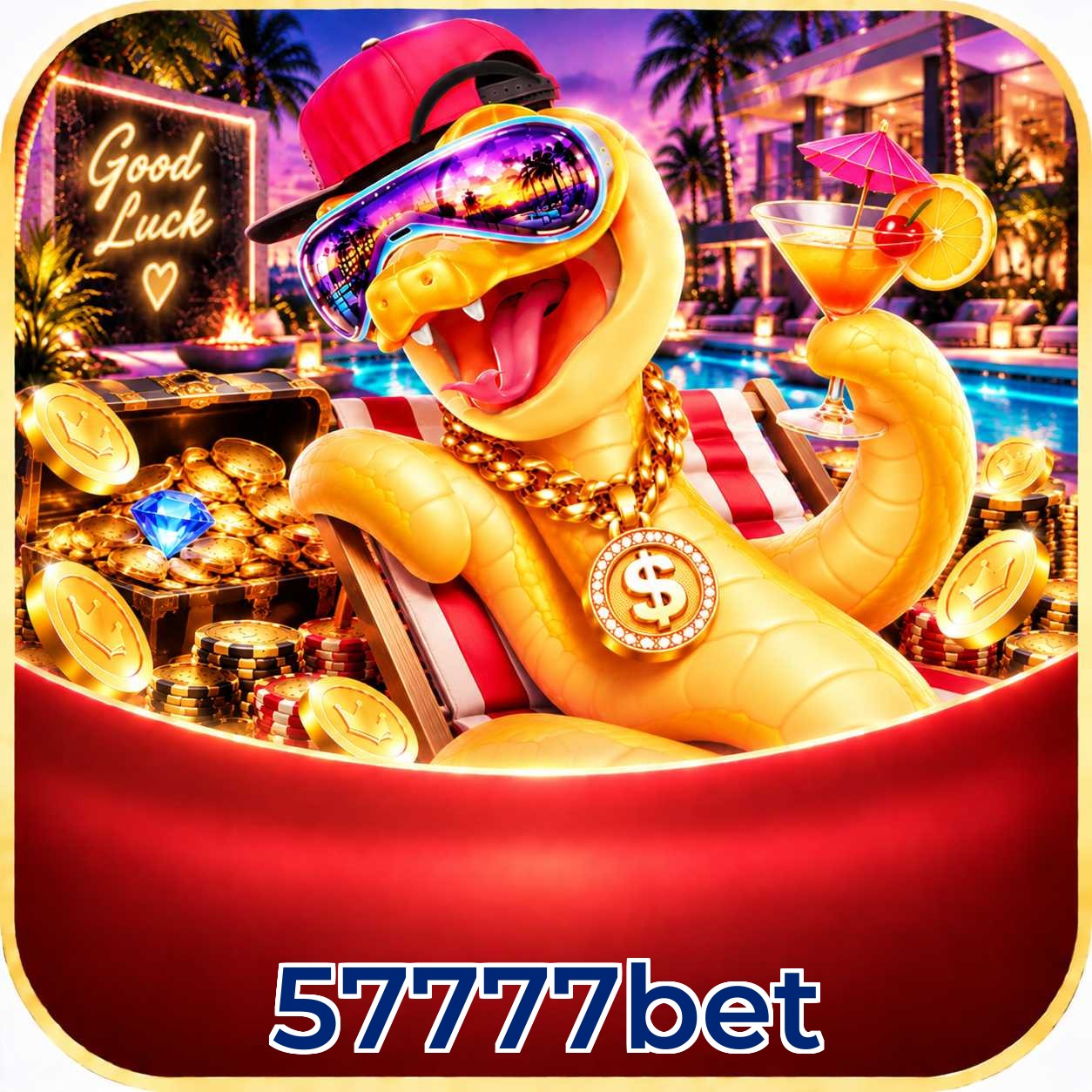 Contedo de jogos no canal Telegram 57777bet